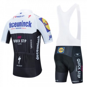 Tenue Cycliste et Cuissard à Bretelles 2020 Deceuninck-Quick-Step N004